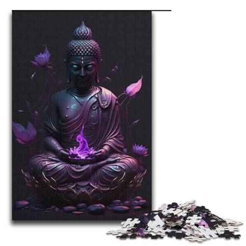 Buddha-Statuen-Puzzle, 1000 Teile, Puzzle für Erwachsene, Geburtstagsgeschenk, Geschenke für Teenager ab 14 Jahren, Größe 38 x 26 cm Buddha-Statuen-Puzzle, 1000 Teile, Puzzle für Erwachsene, Geburtstagsgeschenk, Geschenke für Teenager ab 14 Jahren, Größe 38 x 26 cm von KJYMNC