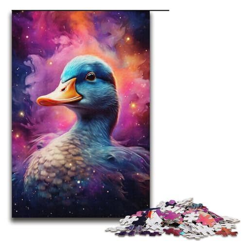 Buntes Enten-Puzzle, 1000 Teile, Puzzle für Erwachsene, Geburtstagsgeschenk, Geschenke für Teenager ab 14 Jahren, Größe 38 x 26 cm Buntes Enten-Puzzle, 1000 Teile, Puzzle für Erwachsene, Geburtstagsgeschenk, Geschenke für Teenager ab 14 Jahren, Größe 38 x 26 cm von KJYMNC
