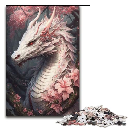 Einhorn-Puzzle, 1000 Teile, Puzzle für Erwachsene, Mitmach-Spiel, Kunstwerk, Geschenk für Teenager ab 14 Jahren, Größe 38 x 26 cm von KJYMNC
