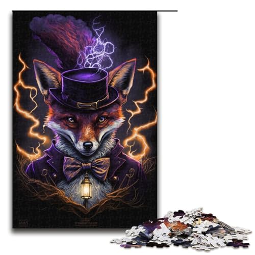 Fuchs-Puzzle, 1000 Teile, Puzzle für Erwachsene, Geburtstagsgeschenk, Geschenke für Teenager ab 14 Jahren, Größe 50 x 75 cm Fuchs-Puzzle, 1000 Teile, Puzzle für Erwachsene, Geburtstagsgeschenk, Geschenke für Teenager ab 14 Jahren, Größe 50 x 75 cm von KJYMNC