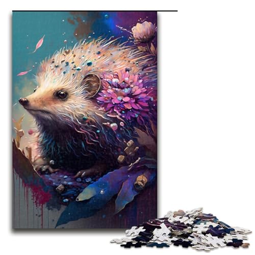 Igel-Malpuzzle, 1000 Teile, Puzzle für Erwachsene, praktisches Spiel, Kunstwerk, Geschenk für Teenager ab 14 Jahren, Größe 50 x 75 cm Igel-Malpuzzle, 1000 Teile, Puzzle für Erwachsene, praktisches Spiel, Kunstwerk, Geschenk für Teenager ab 14 Jahren, Größe 50 x 75 cm von KJYMNC