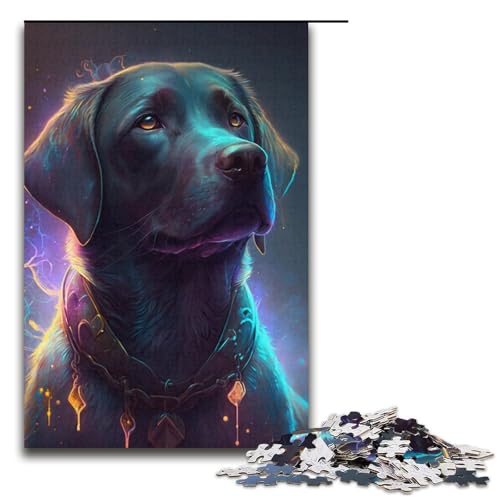 Labrador Retriever Hundepuzzle, 1000 Teile, Puzzle für Erwachsene, Geburtstagsgeschenk, Geschenke für Teenager ab 14 Jahren, Größe 38 x 26 cm Labrador Retriever Hundepuzzle, 1000 Teile, Puzzle für Erwachsene, Geburtstagsgeschenk, Geschenke für Teenager ab 14 Jahren, Größe 38 x 26 cm von KJYMNC