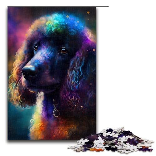Lustige Puzzles für Erwachsene, 1000 Teile, buntes Graffiti-Pudel-Puzzle, Holzpuzzle für Erwachsene, tolles Geschenk, Größe 50 x 75 cm Lustige Puzzles für Erwachsene, 1000 Teile, buntes Graffiti-Pudel-Puzzle, Holzpuzzle für Erwachsene, tolles Geschenk, Größe 50 x 75 cm von KJYMNC