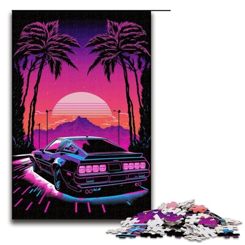 Neon-Landschaftspuzzle, 1000 Teile, Puzzle für Erwachsene, Geburtstagsgeschenk, Geschenke für Teenager ab 14 Jahren, Größe 50 x 75 cm Neon-Landschaftspuzzle, 1000 Teile, Puzzle für Erwachsene, Geburtstagsgeschenk, Geschenke für Teenager ab 14 Jahren, Größe 50 x 75 cm von KJYMNC