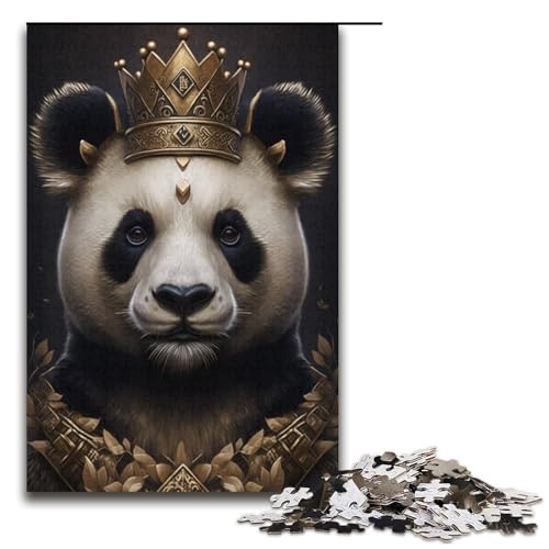 Panda-Puzzle, 1000 Teile, Puzzle für Erwachsene, Mitmach-Spiel, Kunstwerk, Geschenk für Teenager ab 14 Jahren, Größe 38 x 26 cm von KJYMNC
