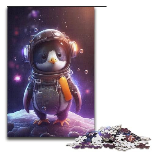 Puzzle 1000 Teile, Astronauten-Pinguin-Baby, Papppuzzle, Lernspiele, Heimdekoration, Größe 38 x 26 cm Puzzle 1000 Teile, Astronauten-Pinguin-Baby, Papppuzzle, Lernspiele, Heimdekoration, Größe 38 x 26 cm von KJYMNC
