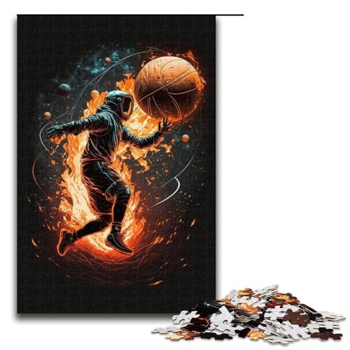 Puzzle 1000 Teile, Astronauten-Puzzle, Holzpuzzle, Lernspiele, Heimdekoration, Größe 50 x 75 cm Puzzle 1000 Teile, Astronauten-Puzzle, Holzpuzzle, Lernspiele, Heimdekoration, Größe 50 x 75 cm von KJYMNC
