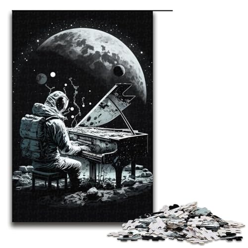 Puzzle 1000 Teile, Astronauten-Puzzle, Holzpuzzle, Lernspiele, Heimdekoration, Größe 50 x 75 cm Puzzle 1000 Teile, Astronauten-Puzzle, Holzpuzzle, Lernspiele, Heimdekoration, Größe 50 x 75 cm von KJYMNC