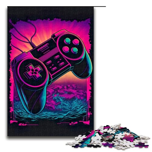Puzzle 1000 Teile, Puzzle mit Gamecontroller, Holzpuzzle, Lernspiele, Heimdekoration, Größe 50 x 75 cm Puzzle 1000 Teile, Puzzle mit Gamecontroller, Holzpuzzle, Lernspiele, Heimdekoration, Größe 50 x 75 cm von KJYMNC