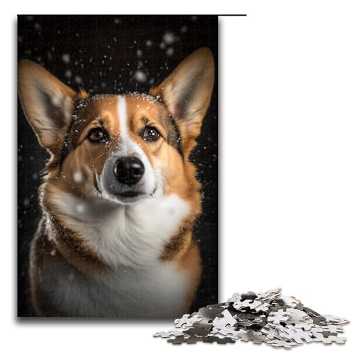 Puzzle 1000 Teile Corgi-Hundepuzzle für Erwachsene, Holzpuzzle, Lernspiel für Erwachsene, Größe 50 x 75 cm Puzzle 1000 Teile Corgi-Hundepuzzle für Erwachsene, Holzpuzzle, Lernspiel für Erwachsene, Größe 50 x 75 cm von KJYMNC