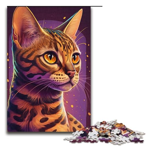 Puzzle 1000 Teile Puzzle Katzenfarbenpuzzle für Erwachsene Kartonpuzzle Denksportaufgabe für Erwachsene Größe 38x26 cm Puzzle 1000 Teile Puzzle Katzenfarbenpuzzle für Erwachsene Kartonpuzzle Denksportaufgabe für Erwachsene Größe 38x26 cm von KJYMNC