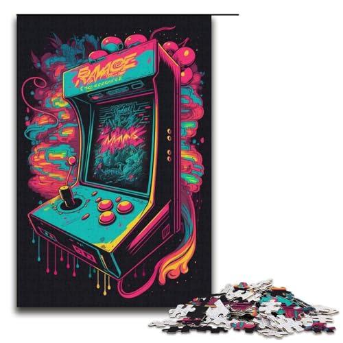 Puzzle 1000 Teile Puzzlespiel Puzzle aus Pappe Lernspiele Heimdekoration Größe 38x26cm von KJYMNC