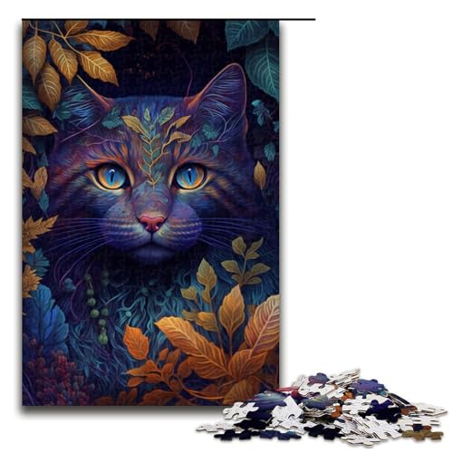 Puzzle 1000 Teile Schönes Dschungelkatzen-Puzzle für Erwachsene, Holzpuzzle, Lernspiel für Erwachsene, Größe 50 x 75 cm Puzzle 1000 Teile Schönes Dschungelkatzen-Puzzle für Erwachsene, Holzpuzzle, Lernspiel für Erwachsene, Größe 50 x 75 cm von KJYMNC