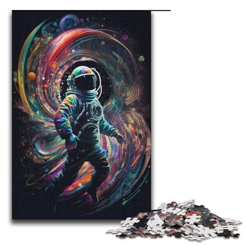 Puzzle 1000 Teile für Erwachsene, Astronauten-Puzzle, tolles Geschenk für Spiele, Größe 38 x 26 cm Puzzle 1000 Teile für Erwachsene, Astronauten-Puzzle, tolles Geschenk für Spiele, Größe 38 x 26 cm von KJYMNC