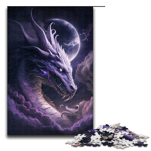 Puzzle 1000 Teile für Erwachsene, Brave Dragon, Puzzle für Erwachsene, Holzpuzzle für Sommerliebhaber, Größe 50 x 75 cm Puzzle 1000 Teile für Erwachsene, Brave Dragon, Puzzle für Erwachsene, Holzpuzzle für Sommerliebhaber, Größe 50 x 75 cm von KJYMNC