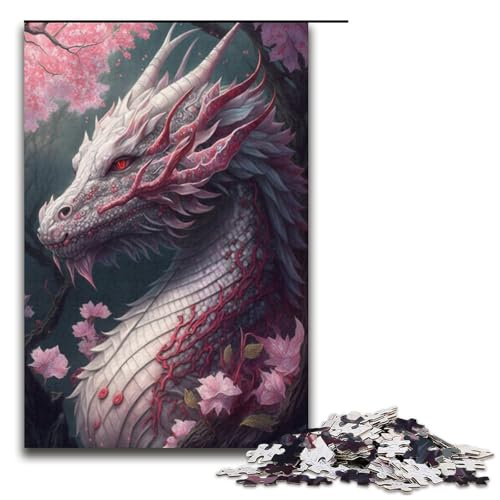Puzzle 1000 Teile für Erwachsene, Einhorn-Puzzle, Wanddekoration, Trainieren Sie Ihr Gehirn und Ihre Hände, für Jugendliche ab 14 Jahren, Größe 38 x 26 cm von KJYMNC