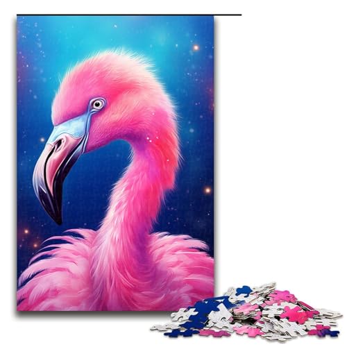 Puzzle 1000 Teile für Erwachsene, Flamingo-Puzzle für Erwachsene, Holzpuzzle für Sommerliebhaber, Größe 50 x 75 cm Puzzle 1000 Teile für Erwachsene, Flamingo-Puzzle für Erwachsene, Holzpuzzle für Sommerliebhaber, Größe 50 x 75 cm von KJYMNC
