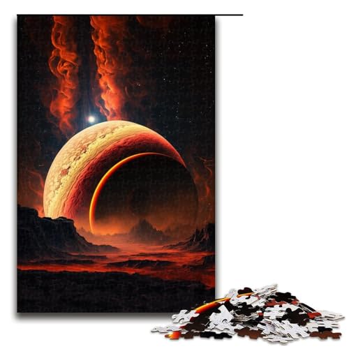 Puzzle 1000 Teile für Erwachsene, Gasriese Planet, Puzzle, Wanddekoration, Trainieren Sie Ihr Gehirn und Ihre Hände, für Jugendliche ab 14 Jahren, Größe 50 x 75 cm Puzzle 1000 Teile für Erwachsene, Gasriese Planet, Puzzle, Wanddekoration, Trainieren Sie Ihr Gehirn und Ihre Hände, für Jugendliche ab 14 Jahren, Größe 50 x 75 cm von KJYMNC