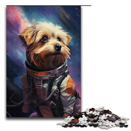 Puzzle 1000 Teile für Erwachsene, Hund im Weltraum, Holzpuzzle für Erwachsene, Familienspaß, Größe 50 x 75 cm Puzzle 1000 Teile für Erwachsene, Hund im Weltraum, Holzpuzzle für Erwachsene, Familienspaß, Größe 50 x 75 cm von KJYMNC