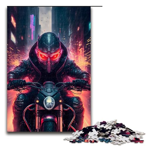 Puzzle 1000 Teile für Erwachsene, Motorradfahrt-Durchgangspuzzle für Erwachsene, Holzpuzzle für Sommerliebhaber, Größe 50 x 75 cm Puzzle 1000 Teile für Erwachsene, Motorradfahrt-Durchgangspuzzle für Erwachsene, Holzpuzzle für Sommerliebhaber, Größe 50 x 75 cm von KJYMNC