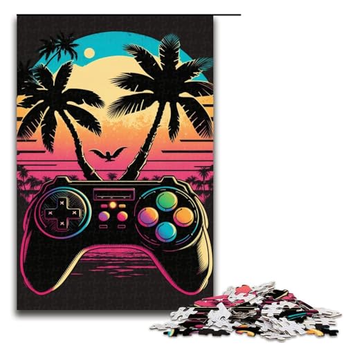 Puzzle 1000 Teile für Erwachsene, Spiel Neon-Puzzle für Erwachsene, Holzpuzzle für Sommerliebhaber, Größe 50 x 75 cm Puzzle 1000 Teile für Erwachsene, Spiel Neon-Puzzle für Erwachsene, Holzpuzzle für Sommerliebhaber, Größe 50 x 75 cm von KJYMNC