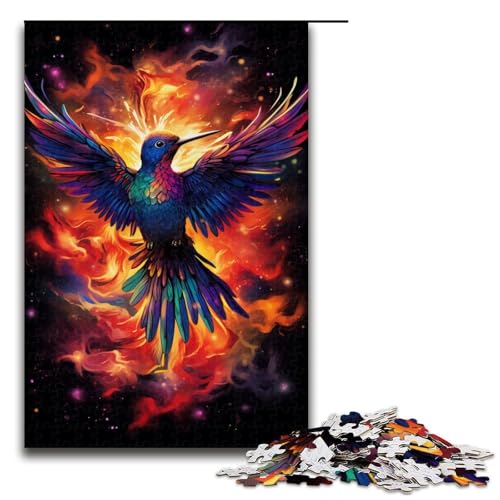 Puzzle 1000 Teile für Erwachsene, bunter Kolibri, anspruchsvolles, schwieriges Puzzle, jedes Teil ist einzigartig – herausforderndes, unterhaltsames Familienspiel, Größe 50 x 75 cm Puzzle 1000 Teile für Erwachsene, bunter Kolibri, anspruchsvolles, schwieriges Puzzle, jedes Teil ist einzigartig – herausforderndes, unterhaltsames Familienspiel, Größe 50 x 75 cm von KJYMNC