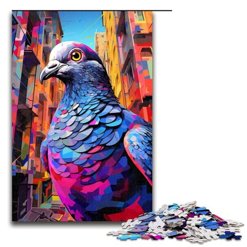 Puzzle 1000 Teile für Erwachsene, buntes Taubenpuzzle für Erwachsene, Holzpuzzle für Sommerliebhaber, Größe 50 x 75 cm Puzzle 1000 Teile für Erwachsene, buntes Taubenpuzzle für Erwachsene, Holzpuzzle für Sommerliebhaber, Größe 50 x 75 cm von KJYMNC