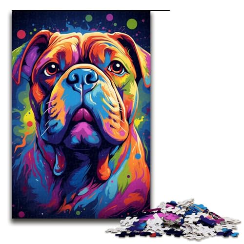 Puzzle 1000 Teile für Erwachsene, buntes psychedelisches Gemälde, Hundepuzzle für Erwachsene, Holzpuzzle für Sommerliebhaber, Größe 50 x 75 cm Puzzle 1000 Teile für Erwachsene, buntes psychedelisches Gemälde, Hundepuzzle für Erwachsene, Holzpuzzle für Sommerliebhaber, Größe 50 x 75 cm von KJYMNC