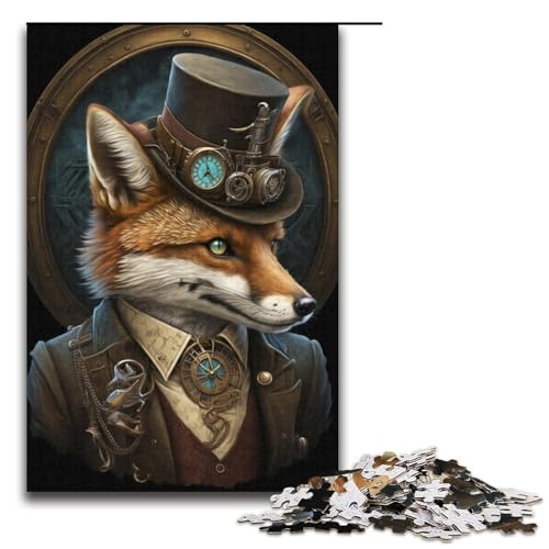 Puzzle 1000 Teile für Erwachsene Doctor Fox Puzzle Tolles Geschenk für Spiele Größe 38x26 cm von KJYMNC