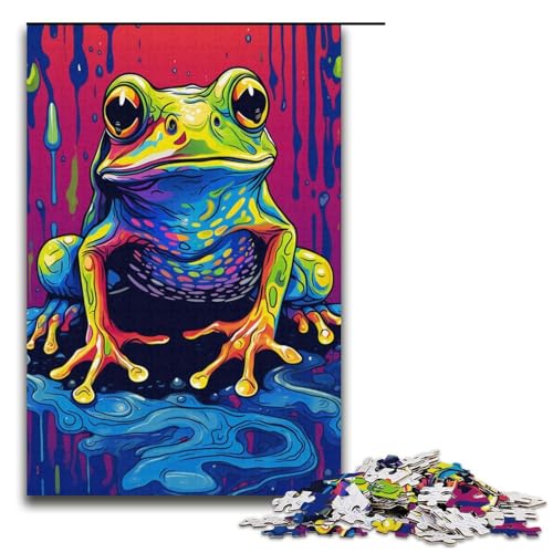 Puzzle 1000 Teile für Erwachsene Frosch-Puzzle Papppuzzle für Erwachsene Familienspaß Größe 38x26cm Puzzle 1000 Teile für Erwachsene Frosch-Puzzle Papppuzzle für Erwachsene Familienspaß Größe 38x26cm von KJYMNC