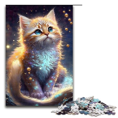 Puzzle 1000 Teile für Erwachsene und Kinder Katzenpuzzle für Erwachsene Holzpuzzle Geschenke Größe 50x75 cm Puzzle 1000 Teile für Erwachsene und Kinder Katzenpuzzle für Erwachsene Holzpuzzle Geschenke Größe 50x75 cm von KJYMNC