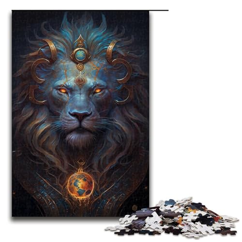 Puzzle 1000 Teile für Erwachsene und Kinder Löwen-Puzzles für Erwachsene, Holzpuzzles, Geschenke, Größe 50 x 75 cm Puzzle 1000 Teile für Erwachsene und Kinder Löwen-Puzzles für Erwachsene, Holzpuzzles, Geschenke, Größe 50 x 75 cm von KJYMNC