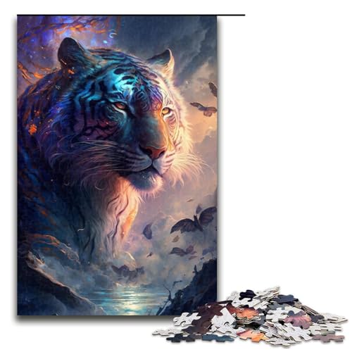 Puzzle 1000 Teile für Erwachsene und Kinder Tiger-Puzzles für Erwachsene Holzpuzzles Geschenke Größe 50x75 cm Puzzle 1000 Teile für Erwachsene und Kinder Tiger-Puzzles für Erwachsene Holzpuzzles Geschenke Größe 50x75 cm von KJYMNC