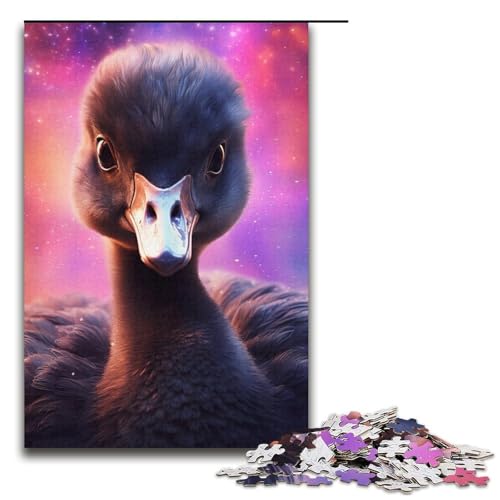 Puzzle für Erwachsene, 1000 Bunte Schwäne, Puzzle für Kinder, Papppuzzle, Heimdekoration, Größe 38 x 26 cm Puzzle für Erwachsene, 1000 Bunte Schwäne, Puzzle für Kinder, Papppuzzle, Heimdekoration, Größe 38 x 26 cm von KJYMNC