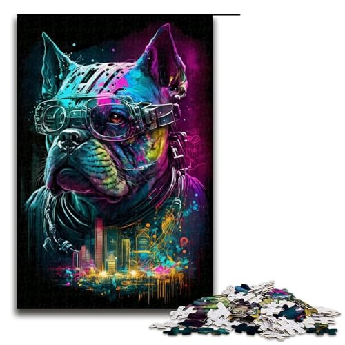 Puzzle für Erwachsene, 1000 Farben, mechanischer Hund, Puzzle für Erwachsene, Holzpuzzle, Spaß für Zuhause, Aktivitäten, Geburtstagsgeschenk, Reisegeschenk, Größe 50 x 75 cm Puzzle für Erwachsene, 1000 Farben, mechanischer Hund, Puzzle für Erwachsene, Holzpuzzle, Spaß für Zuhause, Aktivitäten, Geburtstagsgeschenk, Reisegeschenk, Größe 50 x 75 cm von KJYMNC