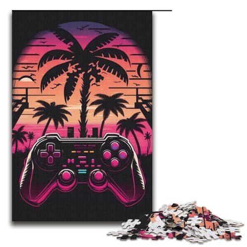Puzzle für Erwachsene, 1000 Neon-Spiele, Puzzle für Erwachsene, Papppuzzle, Spaß für Zuhause, Geburtstagsgeschenk, Reisegeschenk, Größe 38 x 26 cm Puzzle für Erwachsene, 1000 Neon-Spiele, Puzzle für Erwachsene, Papppuzzle, Spaß für Zuhause, Geburtstagsgeschenk, Reisegeschenk, Größe 38 x 26 cm von KJYMNC