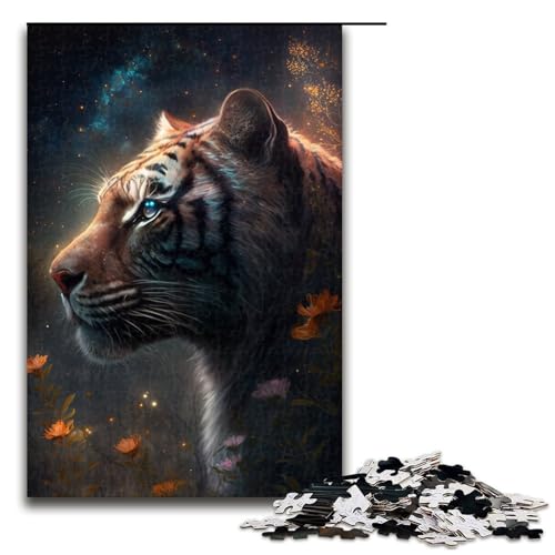 Puzzle für Erwachsene, 1000 Puzzles vom Planeten Tiger, Holzpuzzles, Spaß für zu Hause, Geburtstagsgeschenk, Reisegeschenke, Größe 50 x 75 cm Puzzle für Erwachsene, 1000 Puzzles vom Planeten Tiger, Holzpuzzles, Spaß für zu Hause, Geburtstagsgeschenk, Reisegeschenke, Größe 50 x 75 cm von KJYMNC