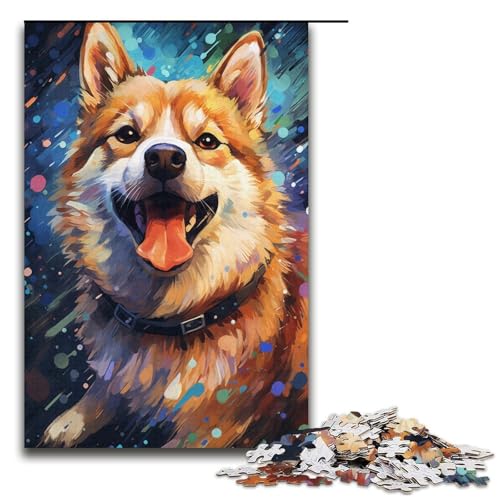Puzzle für Erwachsene, 1000 Teile, „Die farbenfrohe Psychedelia des Sternenhimmels“, Hundepuzzle, Geschenke, einzigartige Geburtstagsgeschenke, Größe 38 x 26 cm Puzzle für Erwachsene, 1000 Teile, „Die farbenfrohe Psychedelia des Sternenhimmels“, Hundepuzzle, Geschenke, einzigartige Geburtstagsgeschenke, Größe 38 x 26 cm von KJYMNC