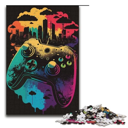Puzzle für Erwachsene, 1000 Teile, Aquarell-Spiel, Puzzle, Spielzeug, Geschenk, Wanddekoration, einzigartige Geburtstags, Größe 38 x 26 cm Puzzle für Erwachsene, 1000 Teile, Aquarell-Spiel, Puzzle, Spielzeug, Geschenk, Wanddekoration, einzigartige Geburtstags, Größe 38 x 26 cm von KJYMNC
