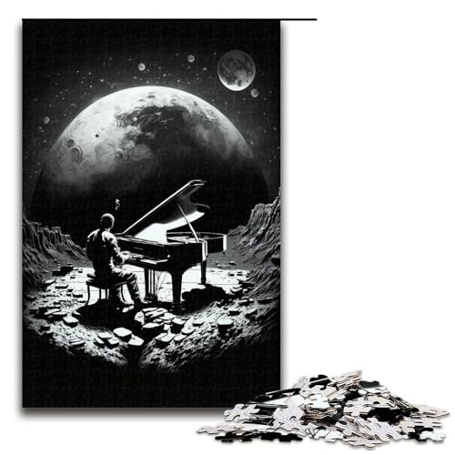 Puzzle für Erwachsene, 1000 Teile, Astronauten-Puzzle, Lernspiel, Herausforderungsspielzeug, Größe 50 x 75 cm Puzzle für Erwachsene, 1000 Teile, Astronauten-Puzzle, Lernspiel, Herausforderungsspielzeug, Größe 50 x 75 cm von KJYMNC