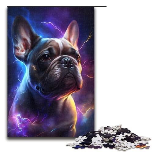 Puzzle für Erwachsene, 1000 Teile, Bunte Bulldogge, DIY-Puzzle-Spielzeug, anspruchsvoll zu vervollständigen, Aber lustig und humorvoll, für Teenager ab 14 Jahren, Größe 50 x 75 cm Puzzle für Erwachsene, 1000 Teile, Bunte Bulldogge, DIY-Puzzle-Spielzeug, anspruchsvoll zu vervollständigen, Aber lustig und humorvoll, für Teenager ab 14 Jahren, Größe 50 x 75 cm von KJYMNC