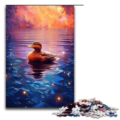 Puzzle für Erwachsene, 1000 Teile, Bunte Ente, DIY-Puzzle, Spielzeug, Weihnachts- und Geburtstagsgeschenke, Größe 50 x 75 cm Puzzle für Erwachsene, 1000 Teile, Bunte Ente, DIY-Puzzle, Spielzeug, Weihnachts- und Geburtstagsgeschenke, Größe 50 x 75 cm von KJYMNC