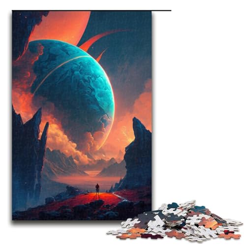 Puzzle für Erwachsene, 1000 Teile, Bunte Planetenberge, Puzzle, Spielzeug, intellektuelles Spiel, Geburtstagsgeschenk, Geschenke, Wandkunst, Größe 50 x 75 cm Puzzle für Erwachsene, 1000 Teile, Bunte Planetenberge, Puzzle, Spielzeug, intellektuelles Spiel, Geburtstagsgeschenk, Geschenke, Wandkunst, Größe 50 x 75 cm von KJYMNC