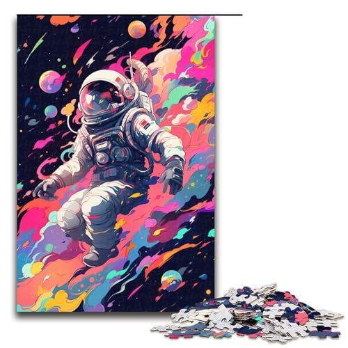 Puzzle für Erwachsene, 1000 Teile, Farb-Astronauten-Puzzle, Geschenke, einzigartige Geburtstagsgröße, 50 x 75 cm Puzzle für Erwachsene, 1000 Teile, Farb-Astronauten-Puzzle, Geschenke, einzigartige Geburtstagsgröße, 50 x 75 cm von KJYMNC