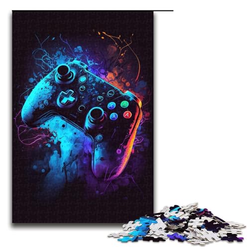 Puzzle für Erwachsene, 1000 Teile, Farbspiel, DIY-Puzzlespielzeug, herausfordernd zu vervollständigen, Aber lustig und humorvoll, für Teenager ab 14 Jahren, Größe 50 x 75 cm Puzzle für Erwachsene, 1000 Teile, Farbspiel, DIY-Puzzlespielzeug, herausfordernd zu vervollständigen, Aber lustig und humorvoll, für Teenager ab 14 Jahren, Größe 50 x 75 cm von KJYMNC