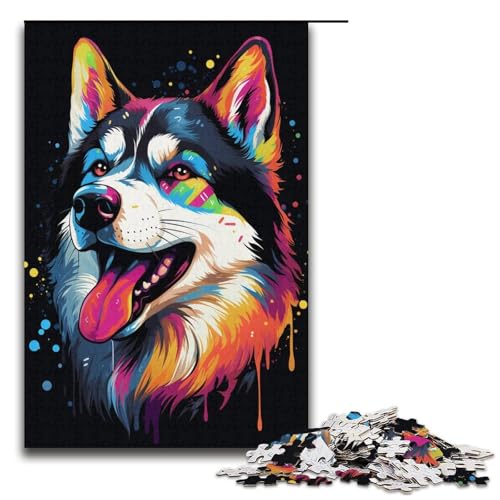 Puzzle für Erwachsene, 1000 Teile, Hund, DIY-Puzzle, Spielzeug, Weihnachts- und Geburtstagsgeschenke, Größe 38 x 26 cm Puzzle für Erwachsene, 1000 Teile, Hund, DIY-Puzzle, Spielzeug, Weihnachts- und Geburtstagsgeschenke, Größe 38 x 26 cm von KJYMNC