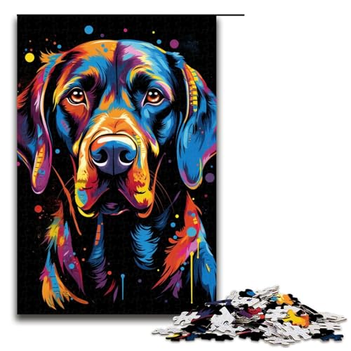Puzzle für Erwachsene, 1000 Teile, Hunde-Puzzle, Spielzeug, Geschenk, Wanddekoration, einzigartige Geburtstags, Größe 50 x 75 cm Puzzle für Erwachsene, 1000 Teile, Hunde-Puzzle, Spielzeug, Geschenk, Wanddekoration, einzigartige Geburtstags, Größe 50 x 75 cm von KJYMNC