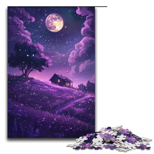 Puzzle für Erwachsene, 1000 Teile, Lavendel-Puzzle für Erwachsene, Papppuzzles, Spaß für zu Hause, Geburtstagsgeschenk, Reisegeschenk, Größe 38 x 26 cm Puzzle für Erwachsene, 1000 Teile, Lavendel-Puzzle für Erwachsene, Papppuzzles, Spaß für zu Hause, Geburtstagsgeschenk, Reisegeschenk, Größe 38 x 26 cm von KJYMNC