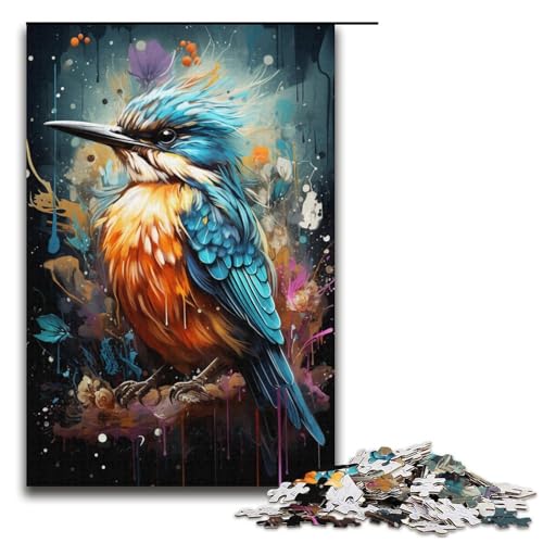 Puzzle für Erwachsene, 1000 Teile, Malen, Farbe, Vogel, DIY-Puzzle-Spielzeug, herausfordernd zu vervollständigen, Aber lustig und humorvoll, für Teenager ab 14 Jahren, Größe 38 x 26 cm Puzzle für Erwachsene, 1000 Teile, Malen, Farbe, Vogel, DIY-Puzzle-Spielzeug, herausfordernd zu vervollständigen, Aber lustig und humorvoll, für Teenager ab 14 Jahren, Größe 38 x 26 cm von KJYMNC