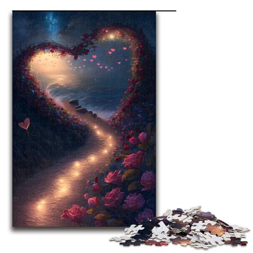 Puzzle für Erwachsene, 1000 Teile, Meer der Liebe, Puzzle für Lernspiele, Herausforderungsspielzeug, Größe 50 x 75 cm von KJYMNC